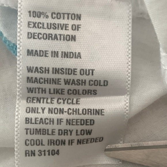 NWT Crown & Ivy Lightweight Blouse with Embroidered Seahorses Bell Sleeves PXL - Picture 7 of 12